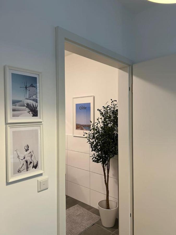 Luxurioeses Apartment,Neubau, 4 Personen, Parkplatz, Griechischer Stil بوخوم المظهر الخارجي الصورة