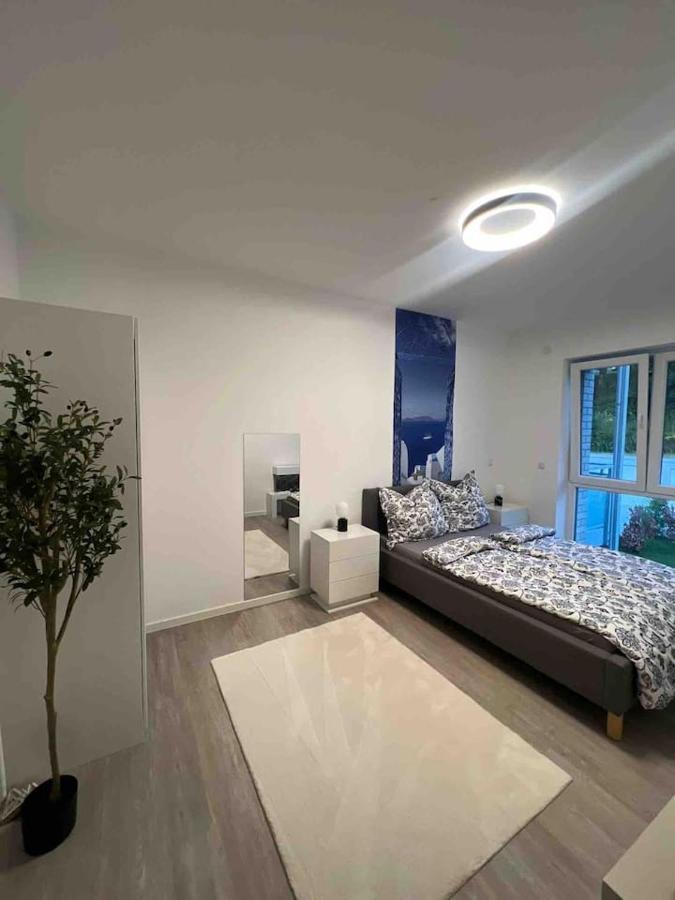 Luxurioeses Apartment,Neubau, 4 Personen, Parkplatz, Griechischer Stil بوخوم المظهر الخارجي الصورة